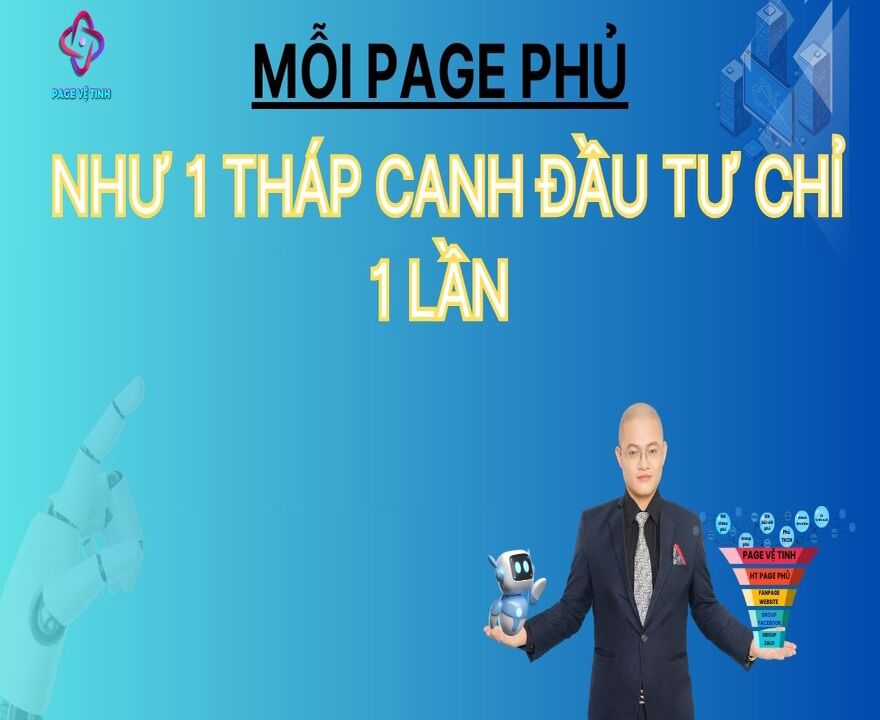 Mỗi Page Phủ Như 1 Tháp Canh Đầu Tư Chỉ 1 Lần